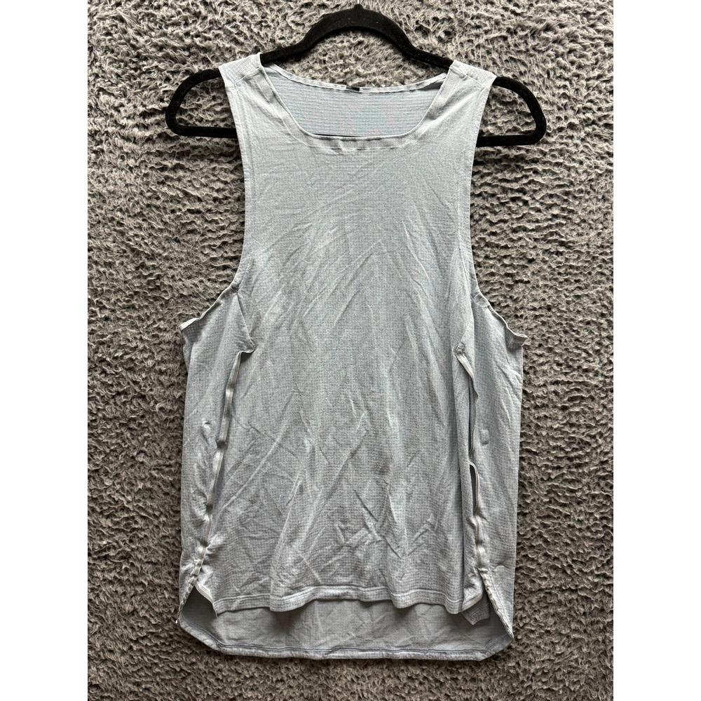 Lululemon Women Tank Top Gray Summer Athletic Sleeveless Everyday Comfort M/L